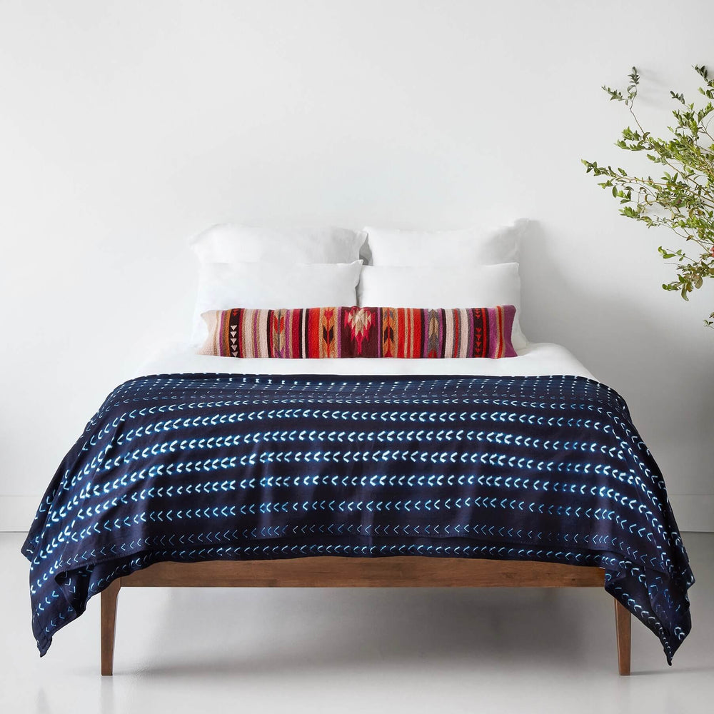 Arala Indigo Bed Blanket