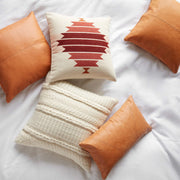 NY - Pampas Leather Square Pillow