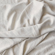 Close up of sand stripe linen sheet,sand-stripe