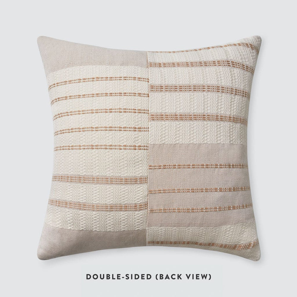 Double sided back of pillow