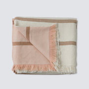 Folded Alpaca Throw Blanket