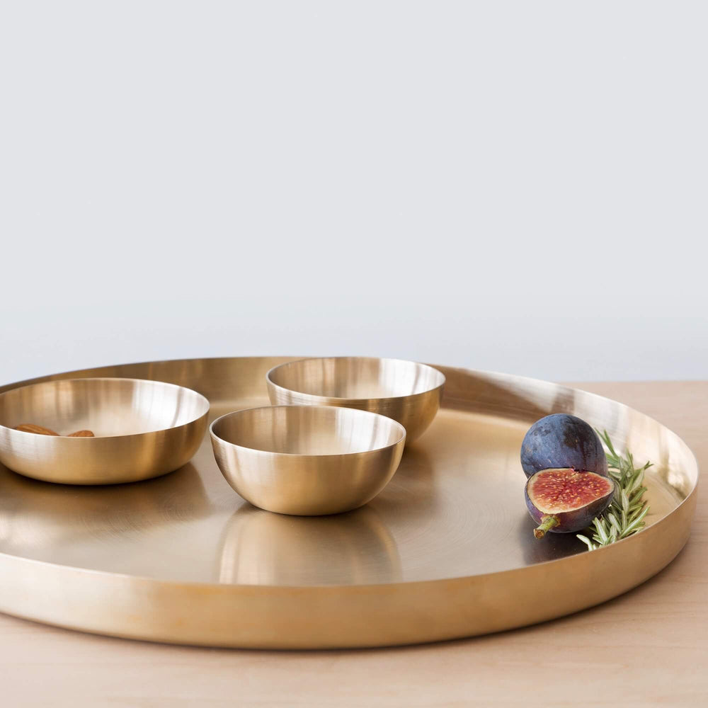 Set of Kansa Bronze Serving Dishes