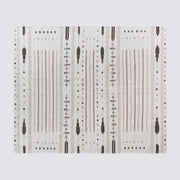 Full Design of Large Area Kilim Rug in Blush and Olive
