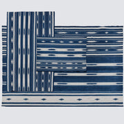 Indigo Cotton Dhurrie Rug in Multiple Sizes