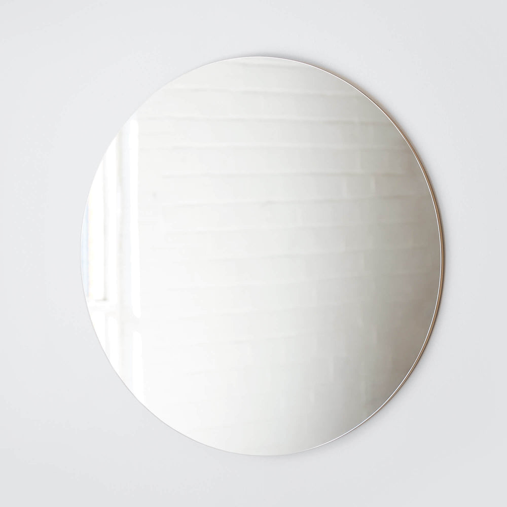 Large circular mirror