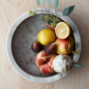 Puebla Marble Planter - Wide