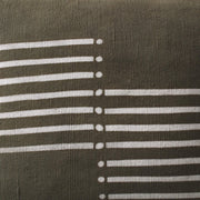 Olive Modern Mudcloth Throw Pillow