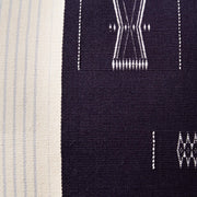 Closeup of Indigo Pillow