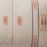 Closeup of Blush and Ivory Small Lumbar Pillow