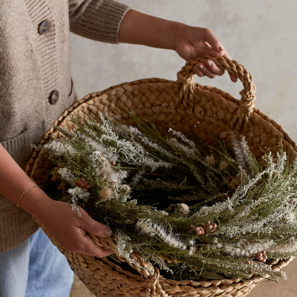 Dried Wildflower and Greenery Wreath