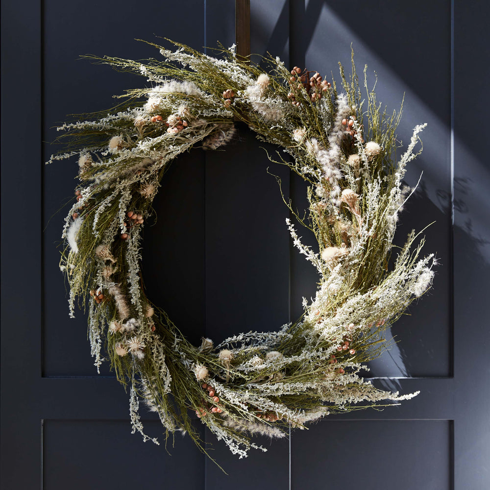 Dried Wildflower and Greenery Wreath
