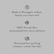 Woven in the oldest family-run mill in Portugal, graphite-stripe