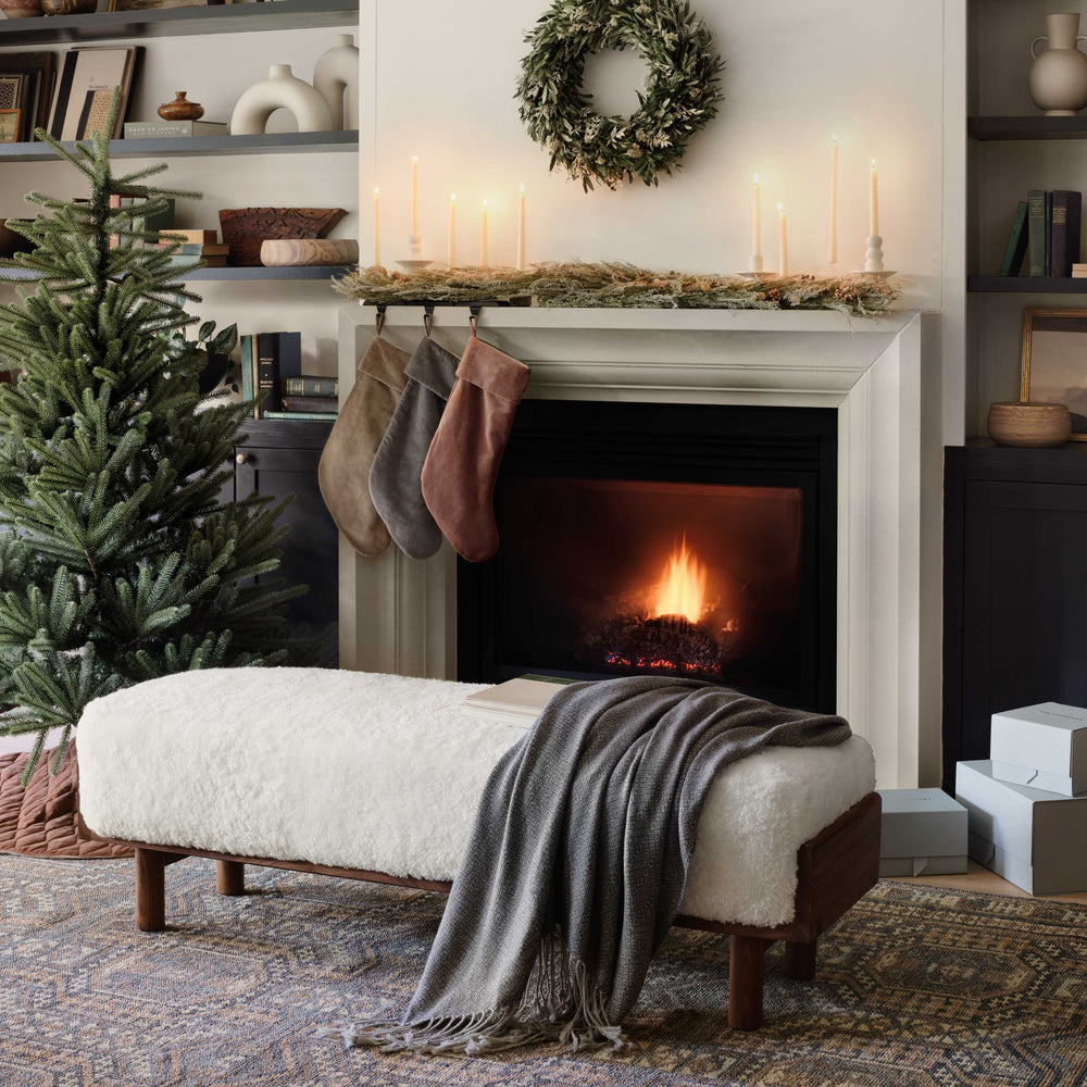 Helm Shearling Bench