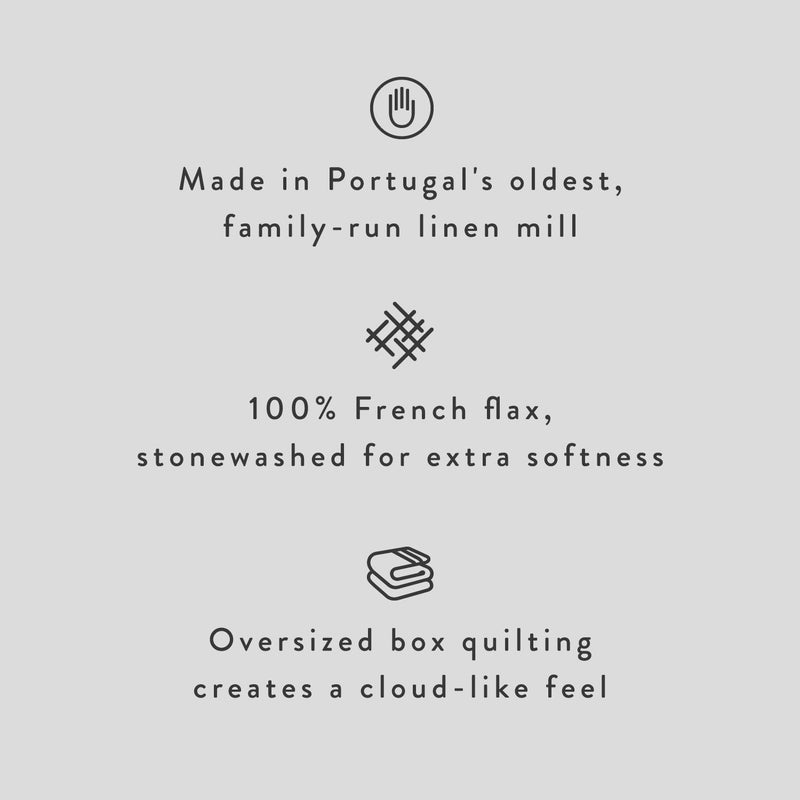 Crafted in the oldest family-run mill in Portugal, light-grey