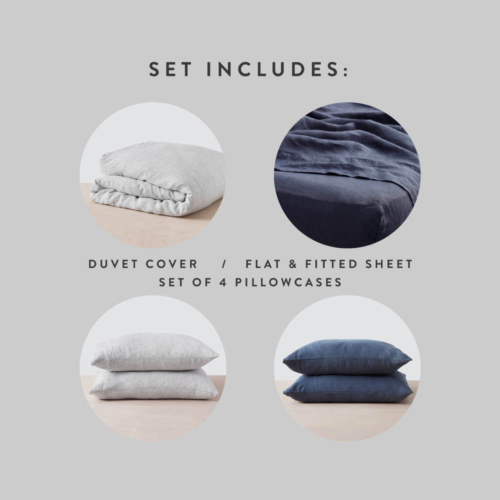 Complete Linen Bed Set