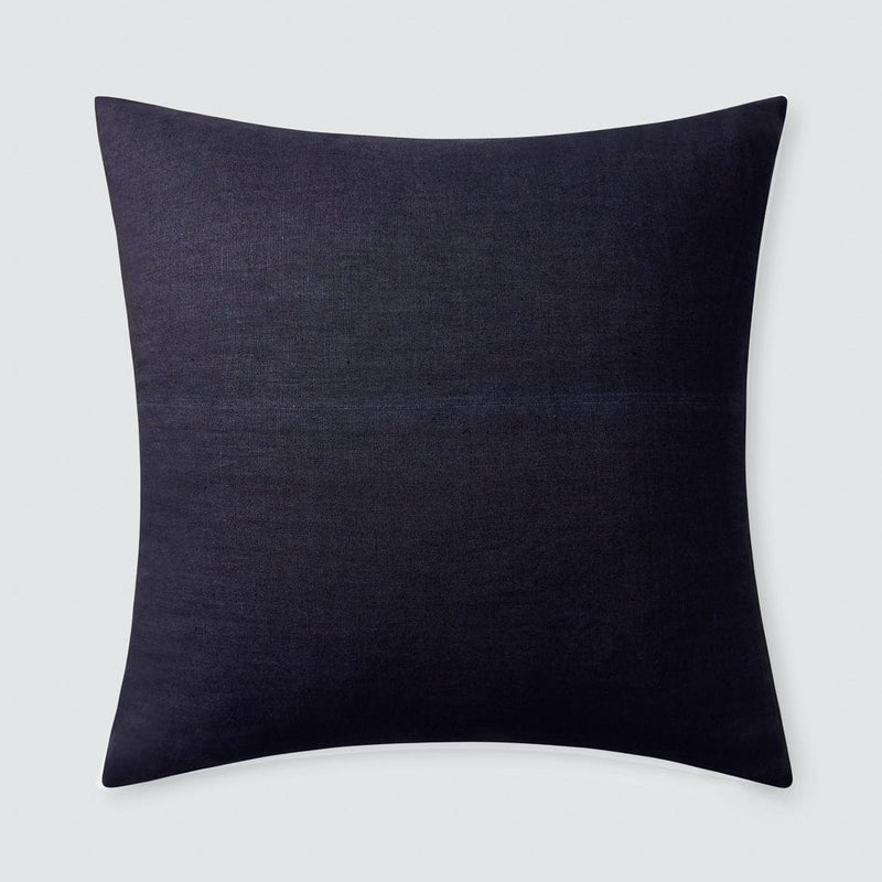 linen back of pillow, Navy