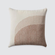 Woven alpaca and wool pillow