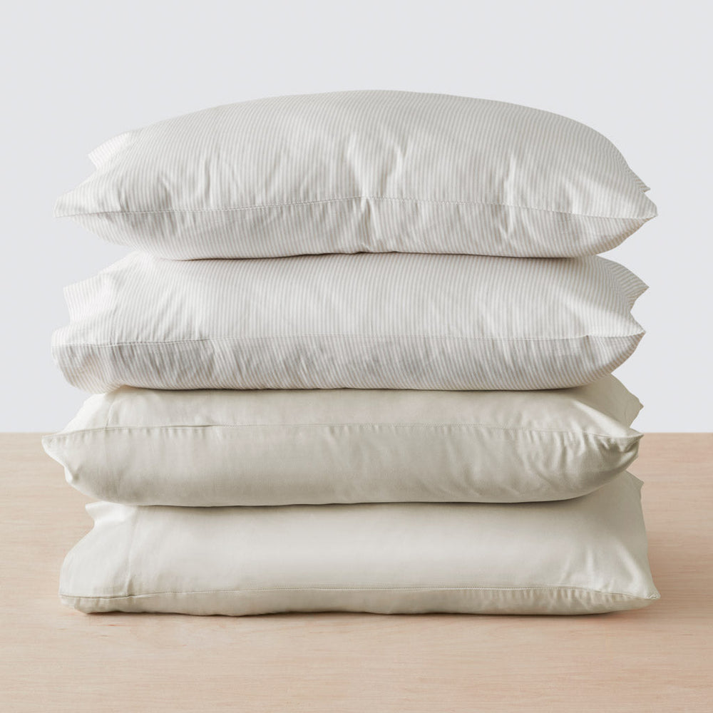 Stack of four pillows