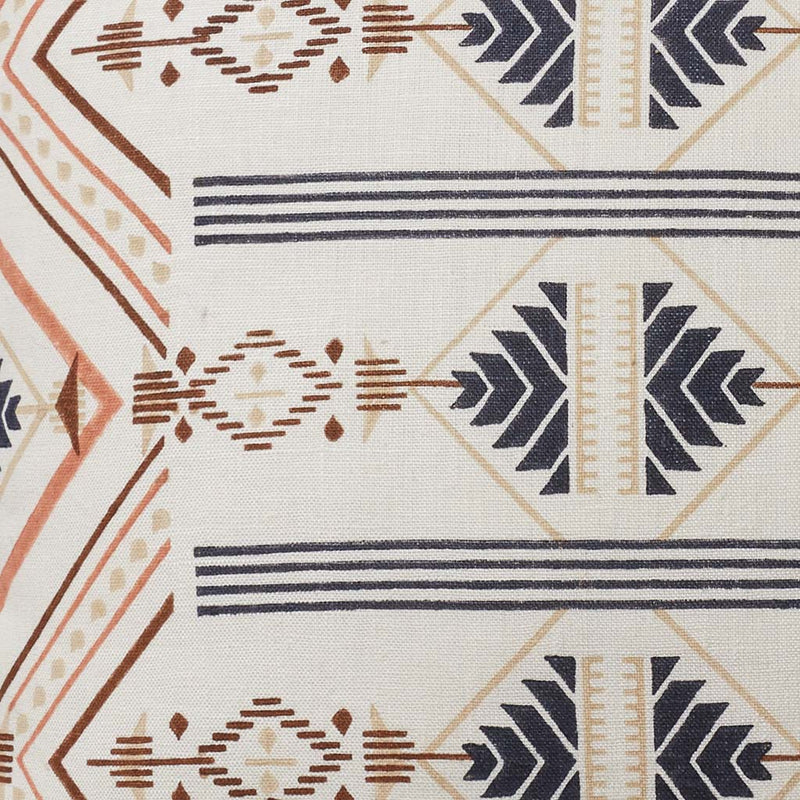 detail of block print, Ecru