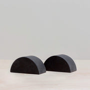 Puebla Marble Half Moon Bookend Set