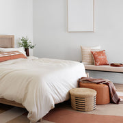 Modern bedroom, rust