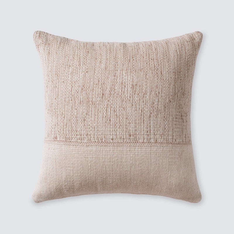 Neutral Modern Camel Wool Pillow , camel
