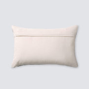 Minimal Woven Lumbar Pillow in Blue Grey