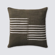 NY - Semaine Mud Cloth Pillow - Olive