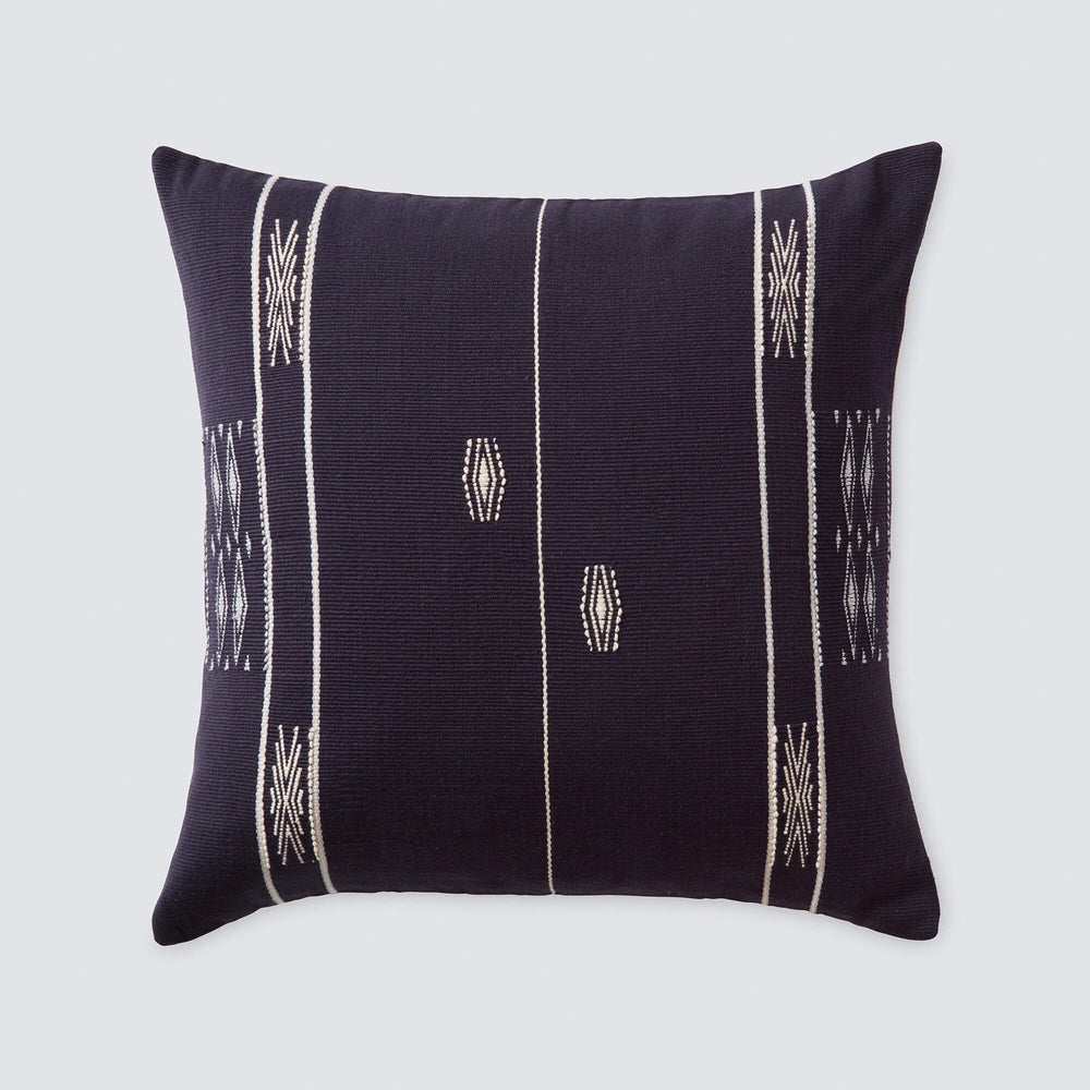 Kachari Handwoven Indigo Pillow