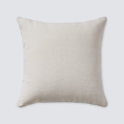 Solid Back of Block Print Pillow