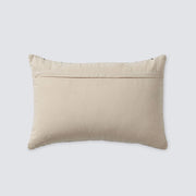 Back Closure of Blush Cotton Pillow